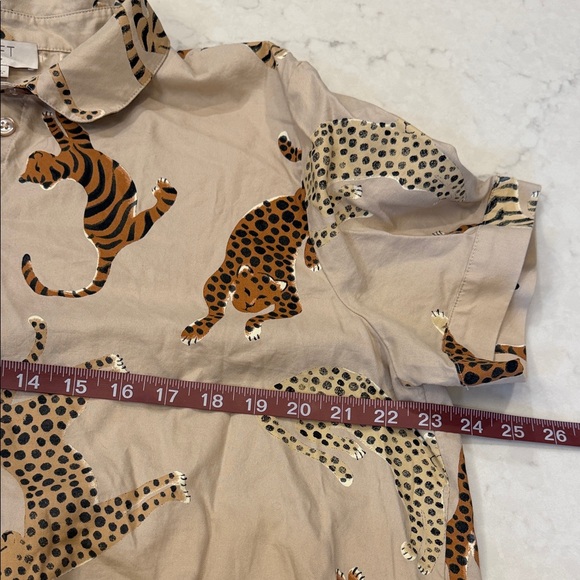 The Loft Cat Animal Print Pajama Set Size L/XL - Picture 4 of 9